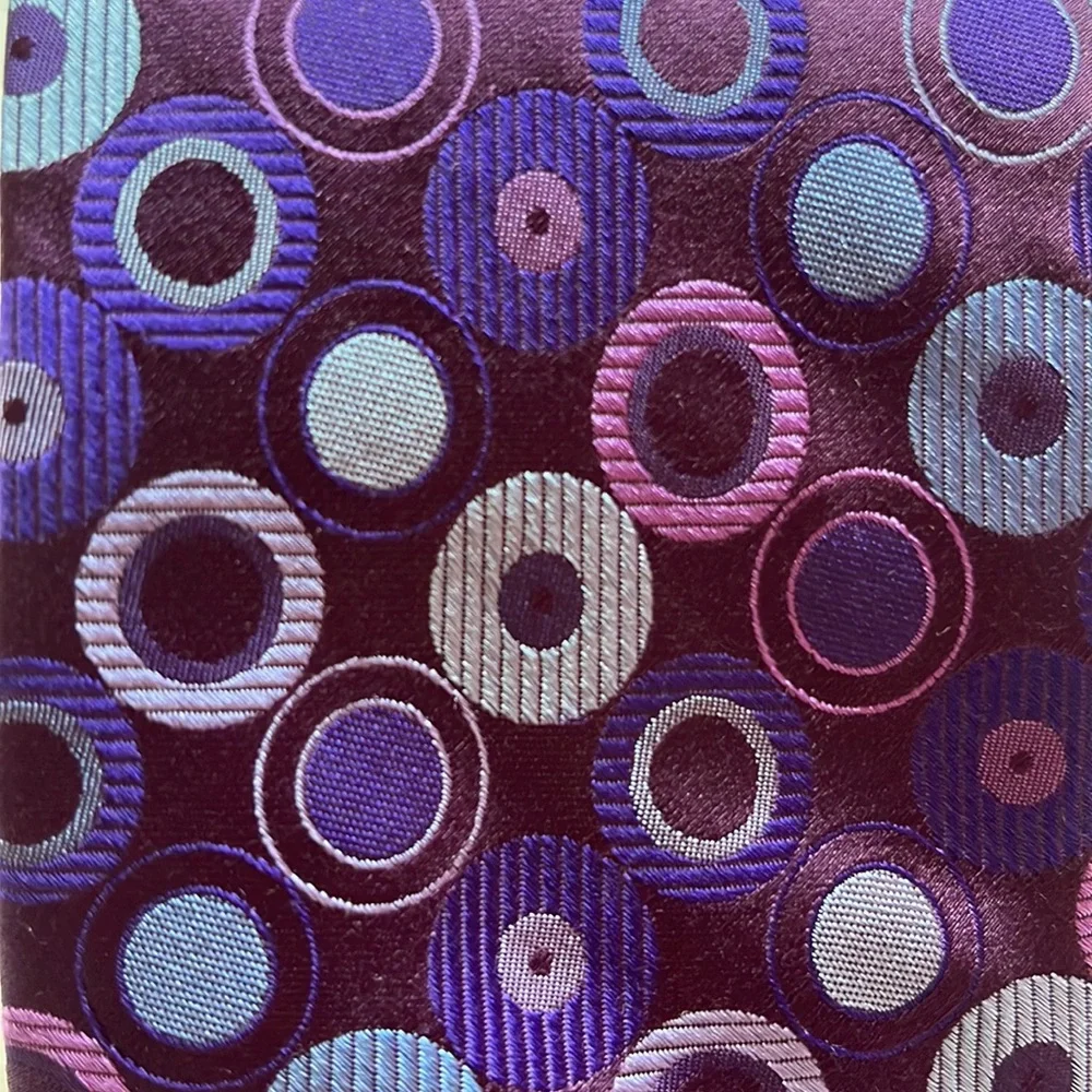 Covington Geometric Silk Tie - New with Tags